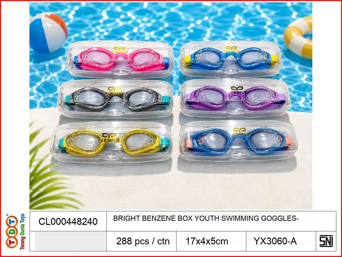 BRIGHT BENZENE BOX YOUTH SWIMMING GOGGLES

TAGS : SWIM KACA MATA RENANG ANTIFOG PELAMPUNG DIVING