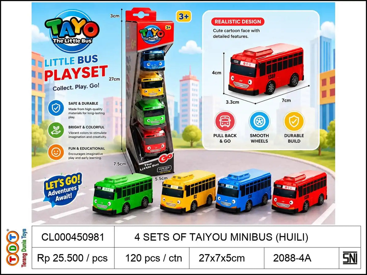 4 SETS OF TAIYOU MINIBUS (HUILI)