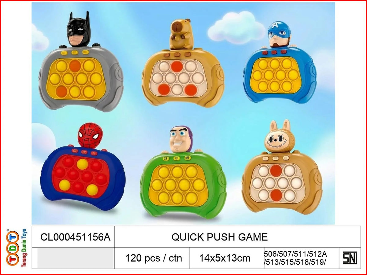 QUICK PUSH GAME

TAGS : GAME ELECTRIC FISHING MANCING PANCINGAN PANCING IKAN MAGNET PUTAR KOLAM AIR MUSIK UMPAN KAIL ANAK