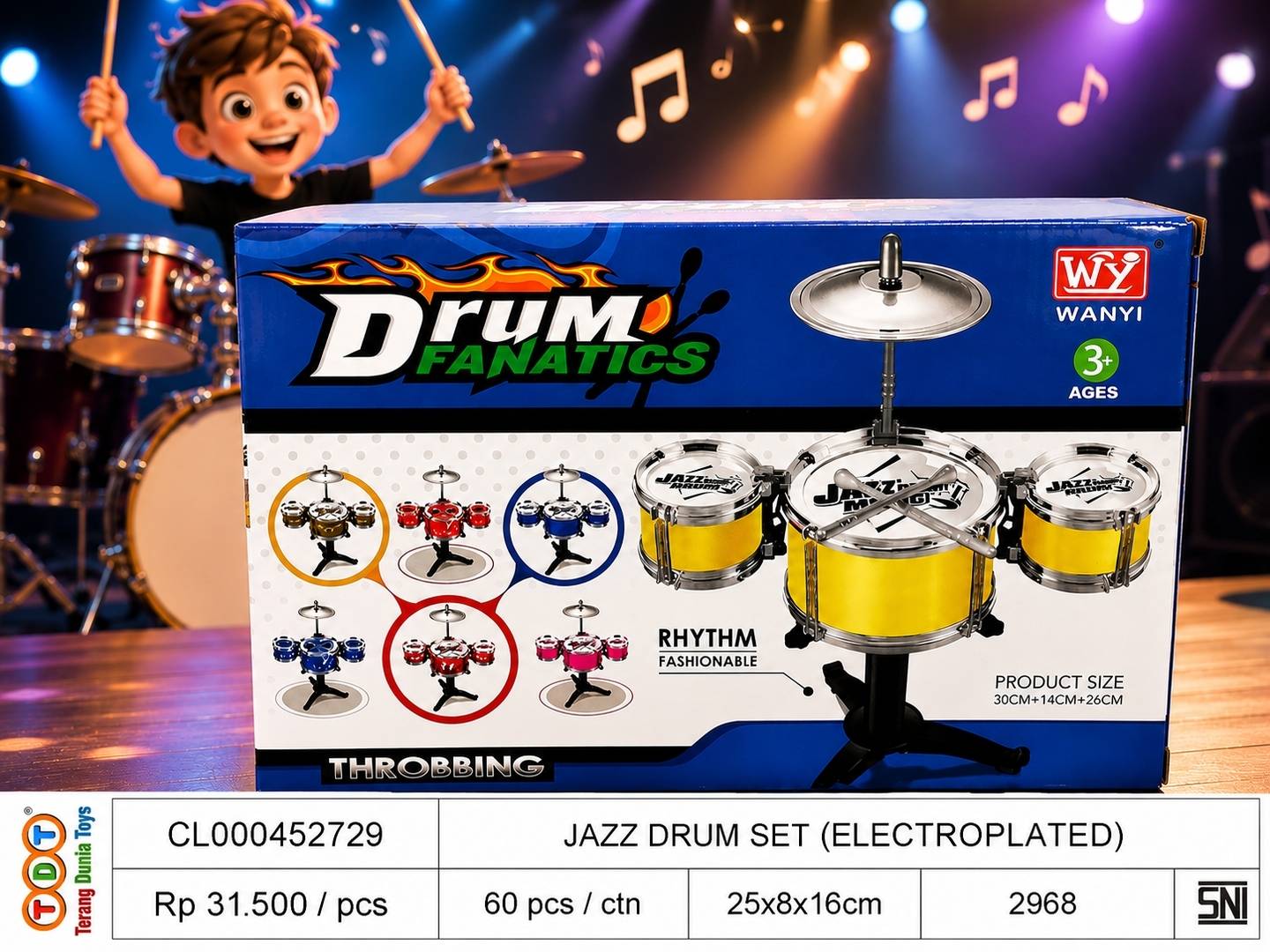 JAZZ DRUM SET (ELECT
