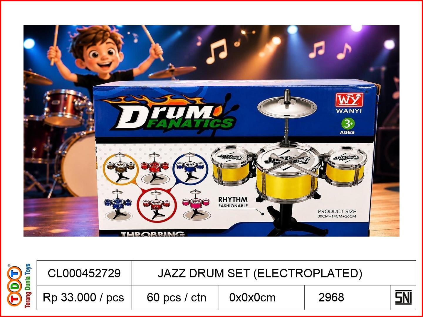 JAZZ DRUM SET (ELECT