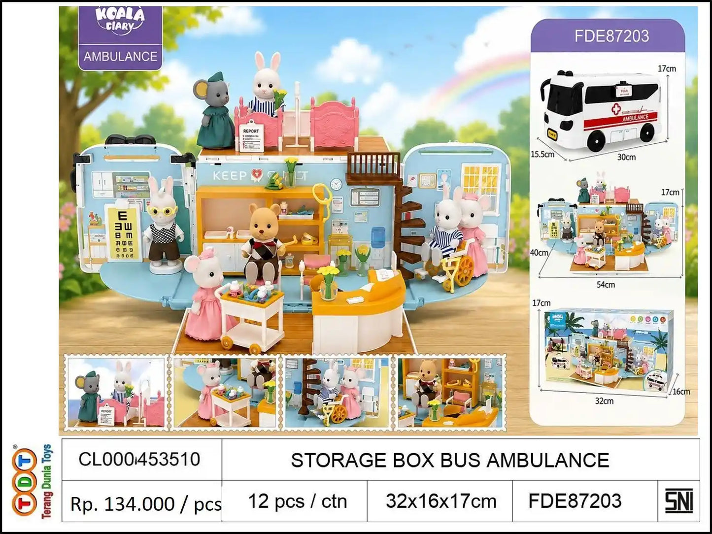 STORAGE BOX BUS AMBULANCE KOALA/RABBIT