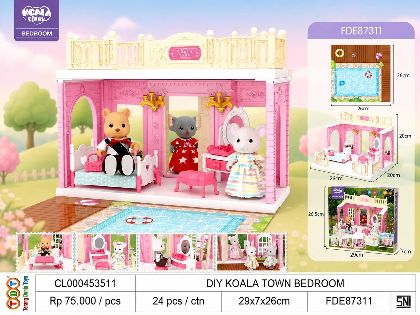 DIY KOALA TOWN BEDRO