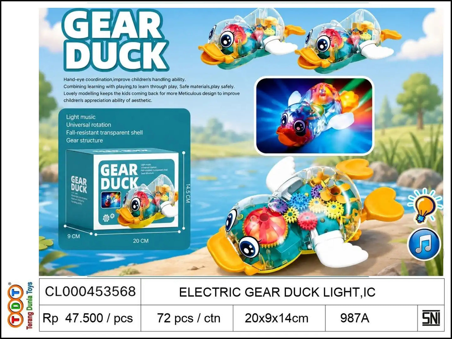 ELECTRIC GEAR DUCK LIGHT,IC