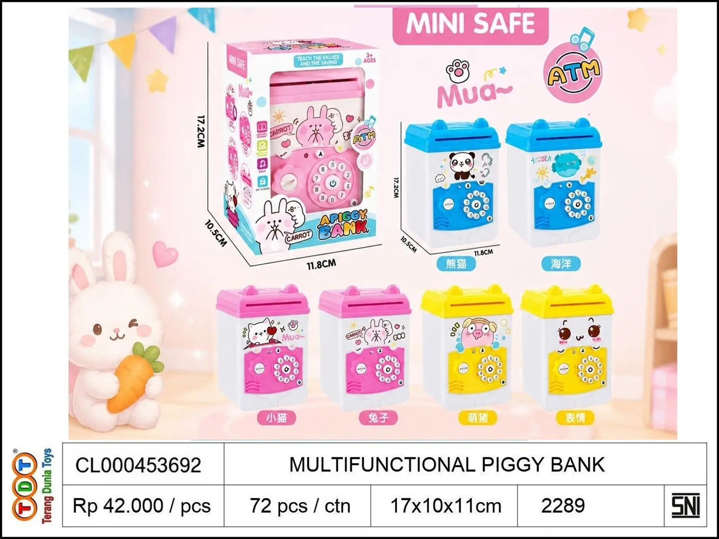 MULTIFUNCTIONAL PIGGY BANK