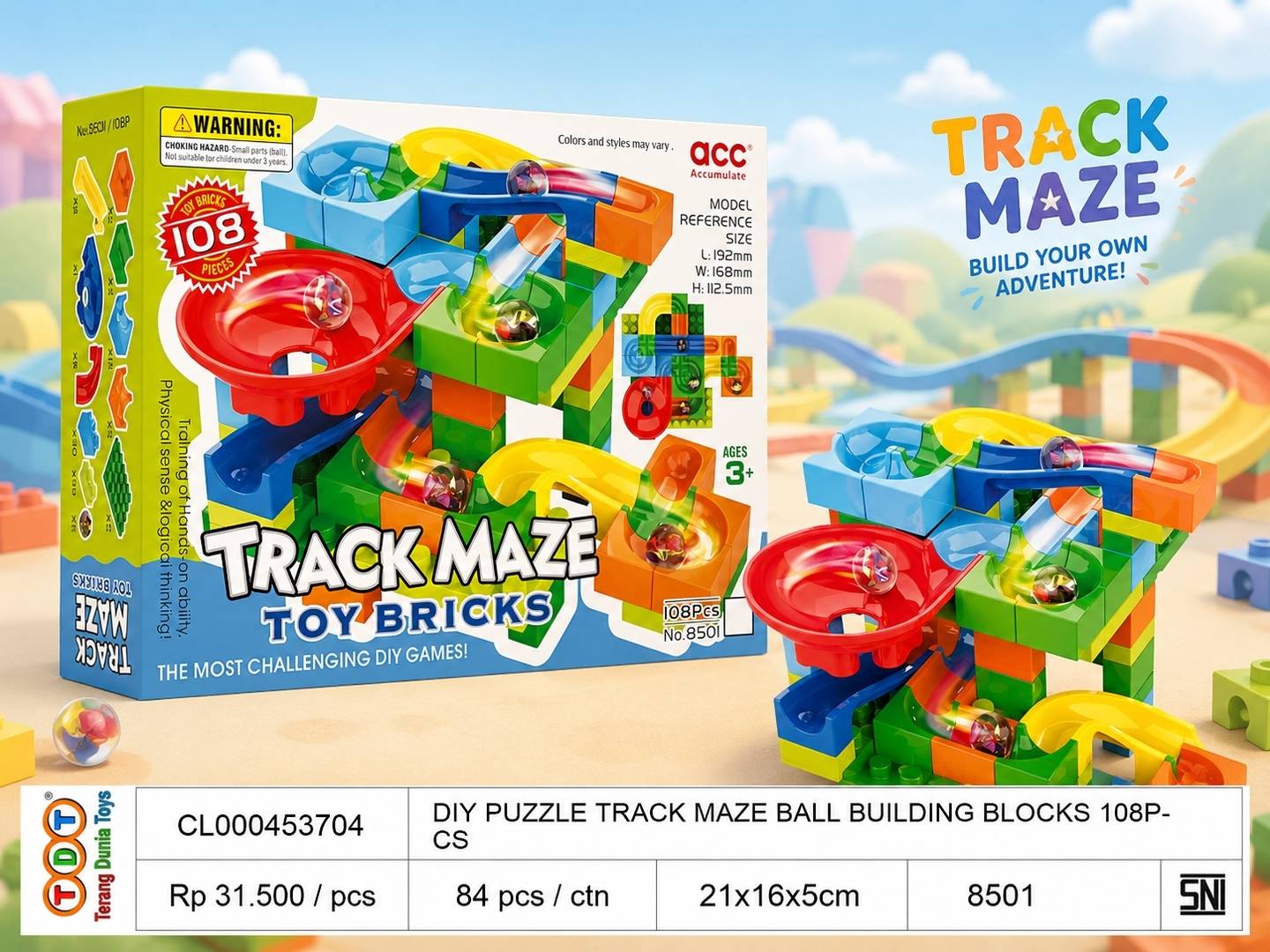 DIY PUZZLE TRACK MAZ