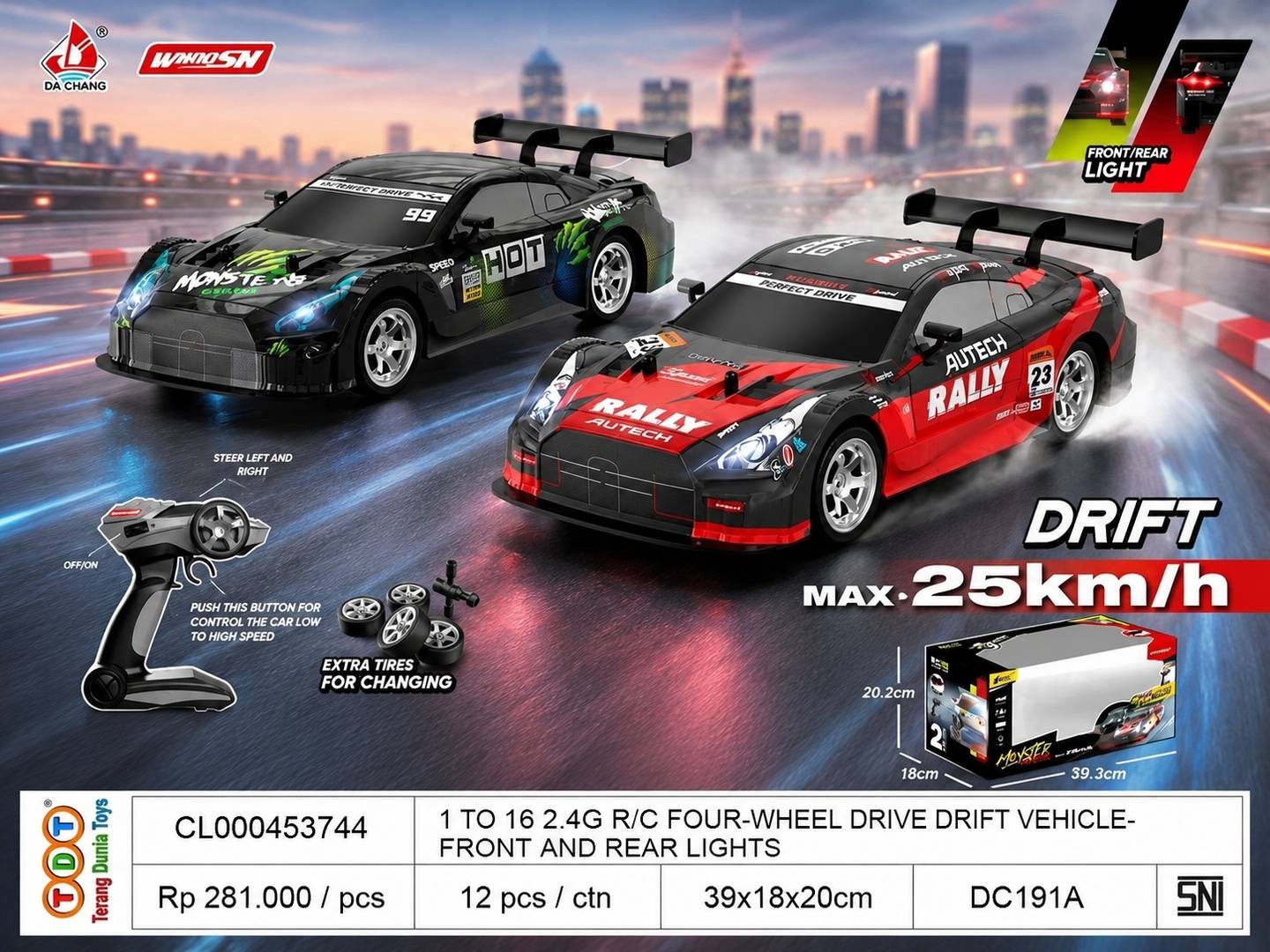 1 TO 16 2.4G R/C FOU