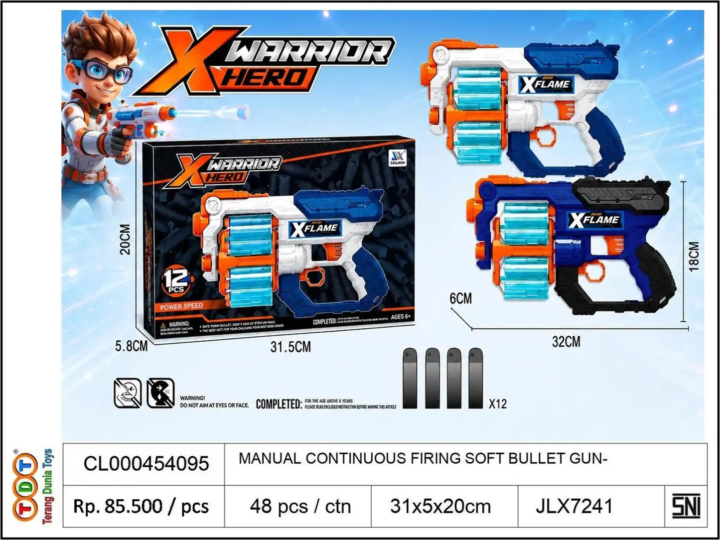 MANUAL CONTINUOUS FIRING SOFT BULLET GUN