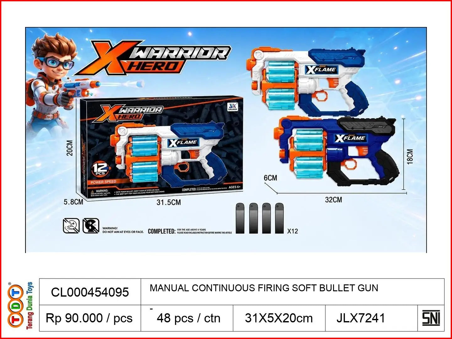 MANUAL CONTINUOUS FIRING SOFT BULLET GUN