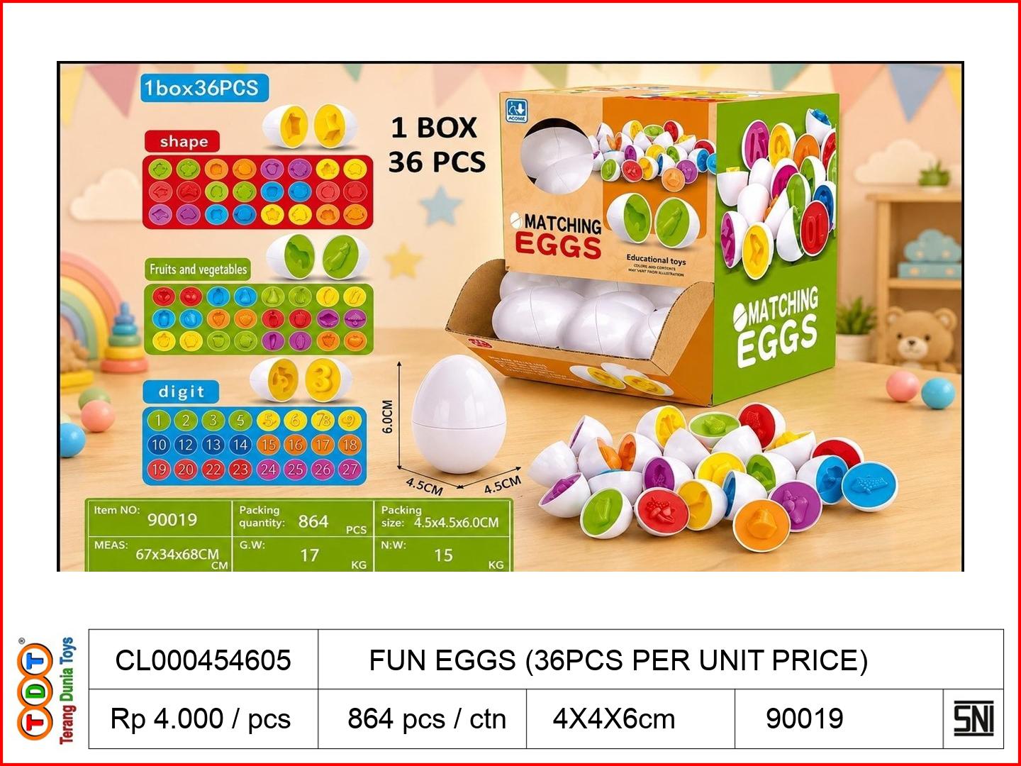 FUN EGGS (36PCS PER