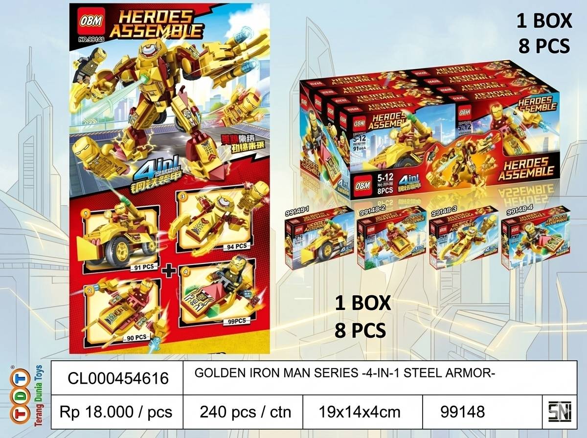 GOLDEN IRON MAN SERI