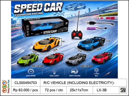 REMOTE CONTROL VEHICLE (INCLUDING ELECTRICITY)