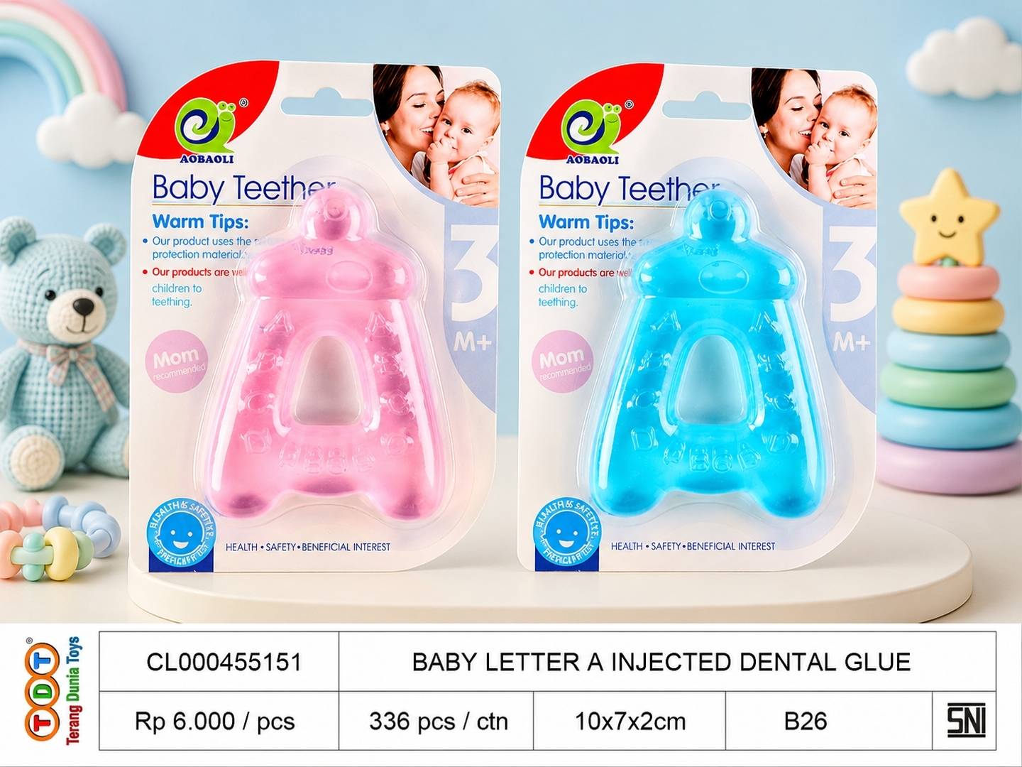BABY LETTER A INJECT