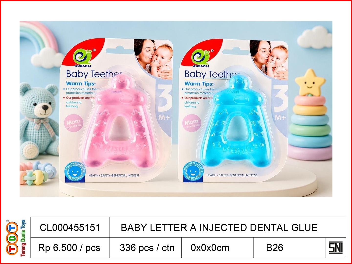 BABY LETTER A INJECT