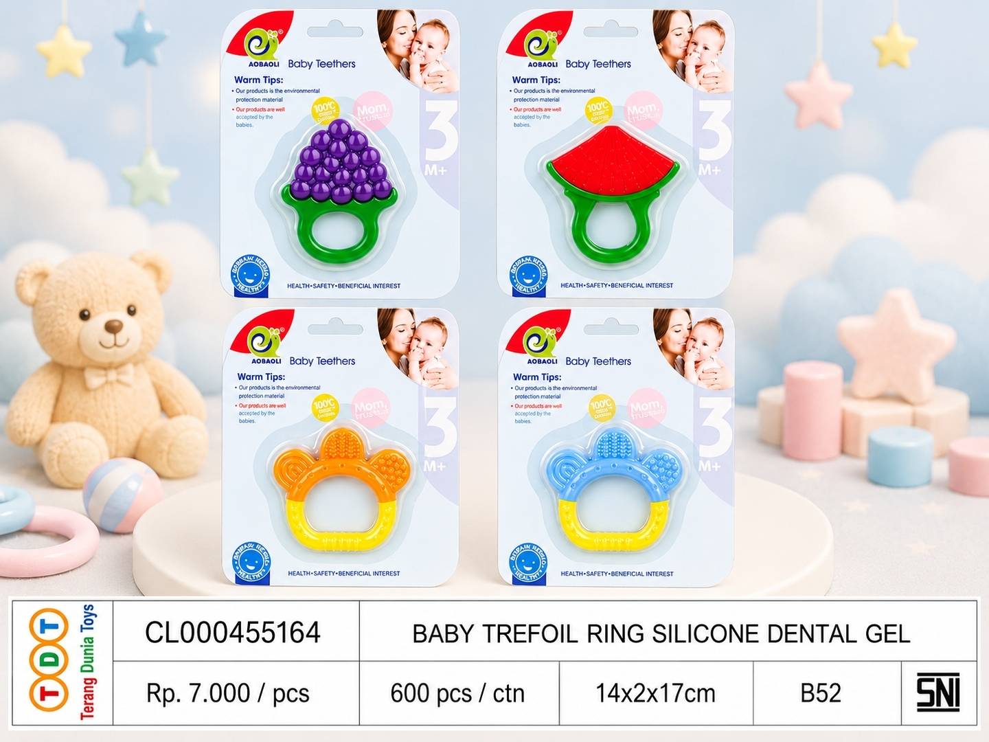 BABY TREFOIL RING SI
