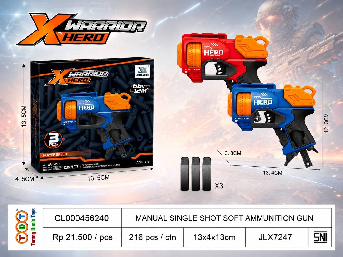MANUAL SINGLE SHOT S