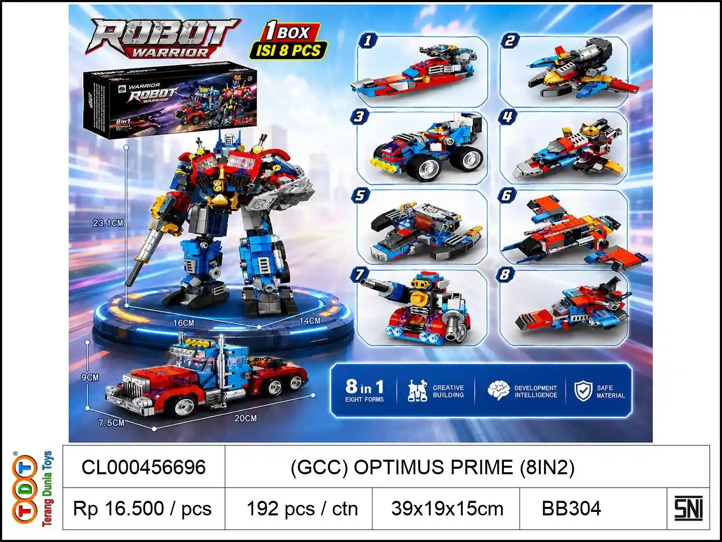 (GCC) OPTIMUS PRIME (8IN2)