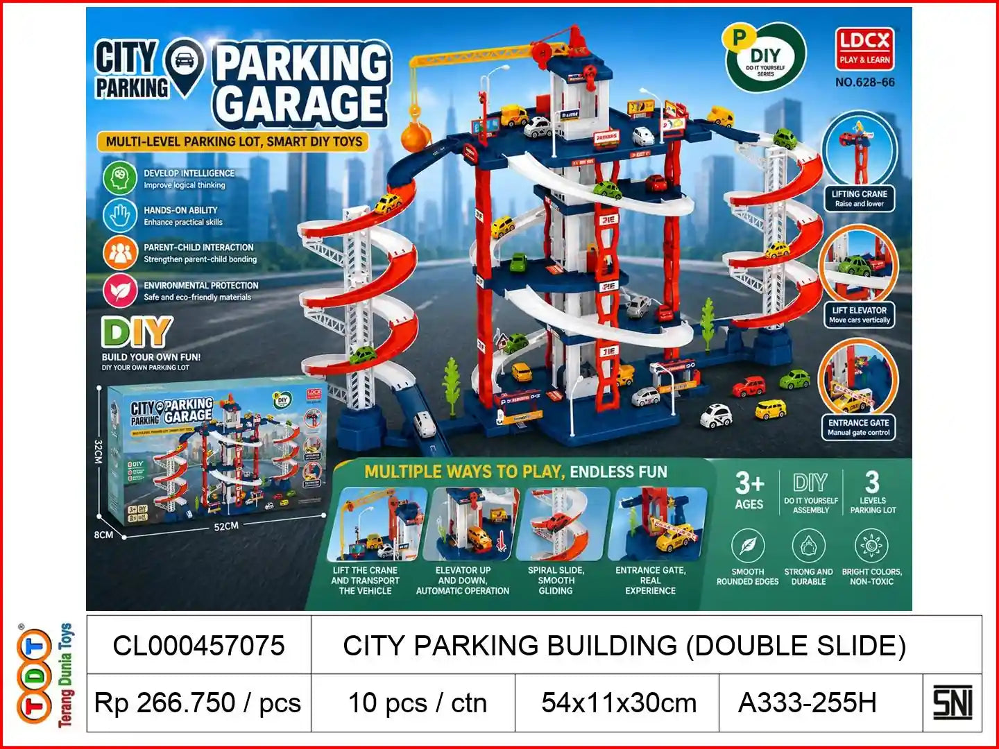 CITY PARKING BUILDING (DOUBLE SLIDE)