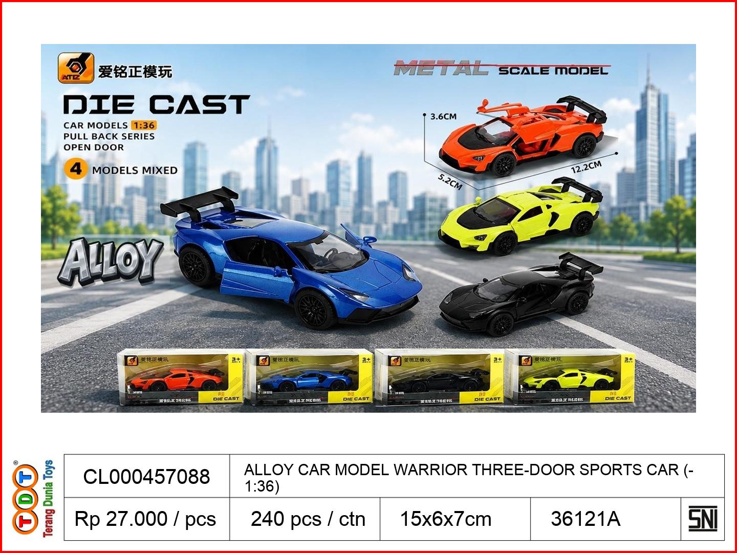 ALLOY CAR MODEL WARR