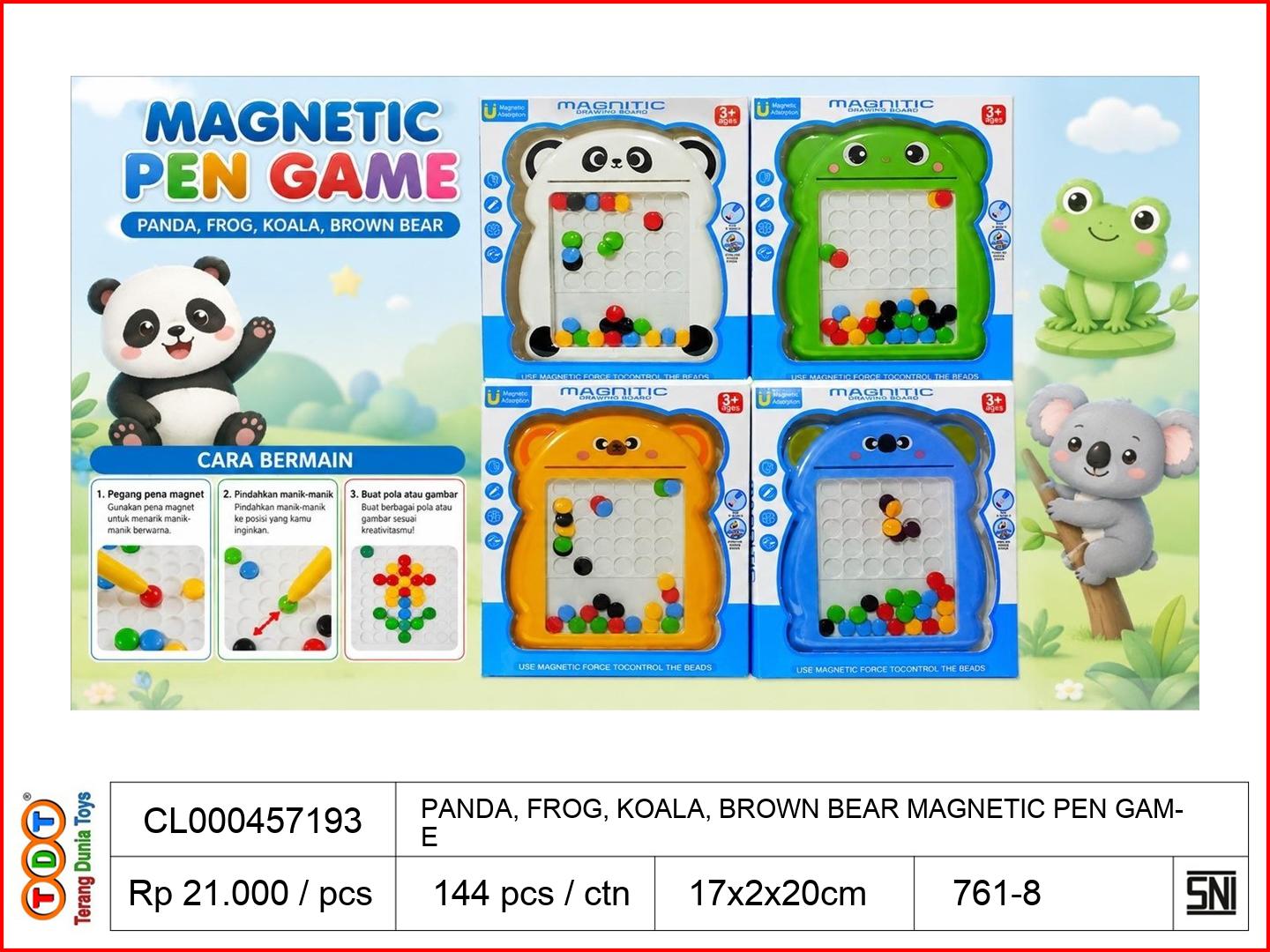PANDA, FROG, KOALA,