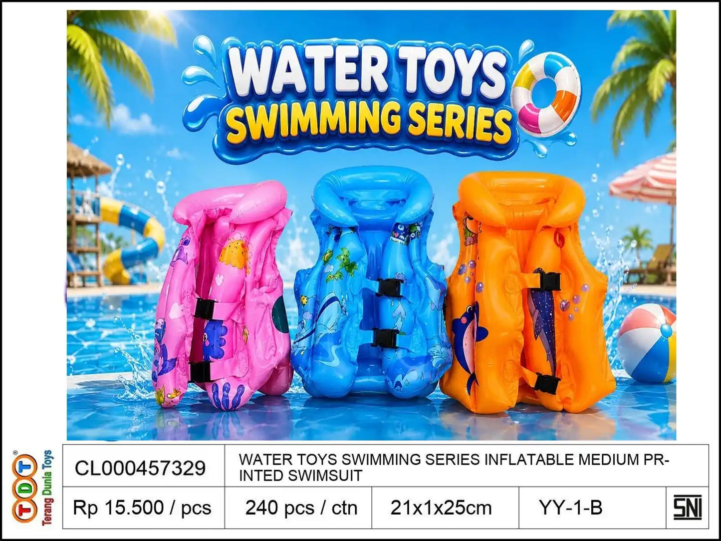 WATER TOYS SWIMMING SERIES INFLATABLE MEDIUM PRINTED SWIMSUIT