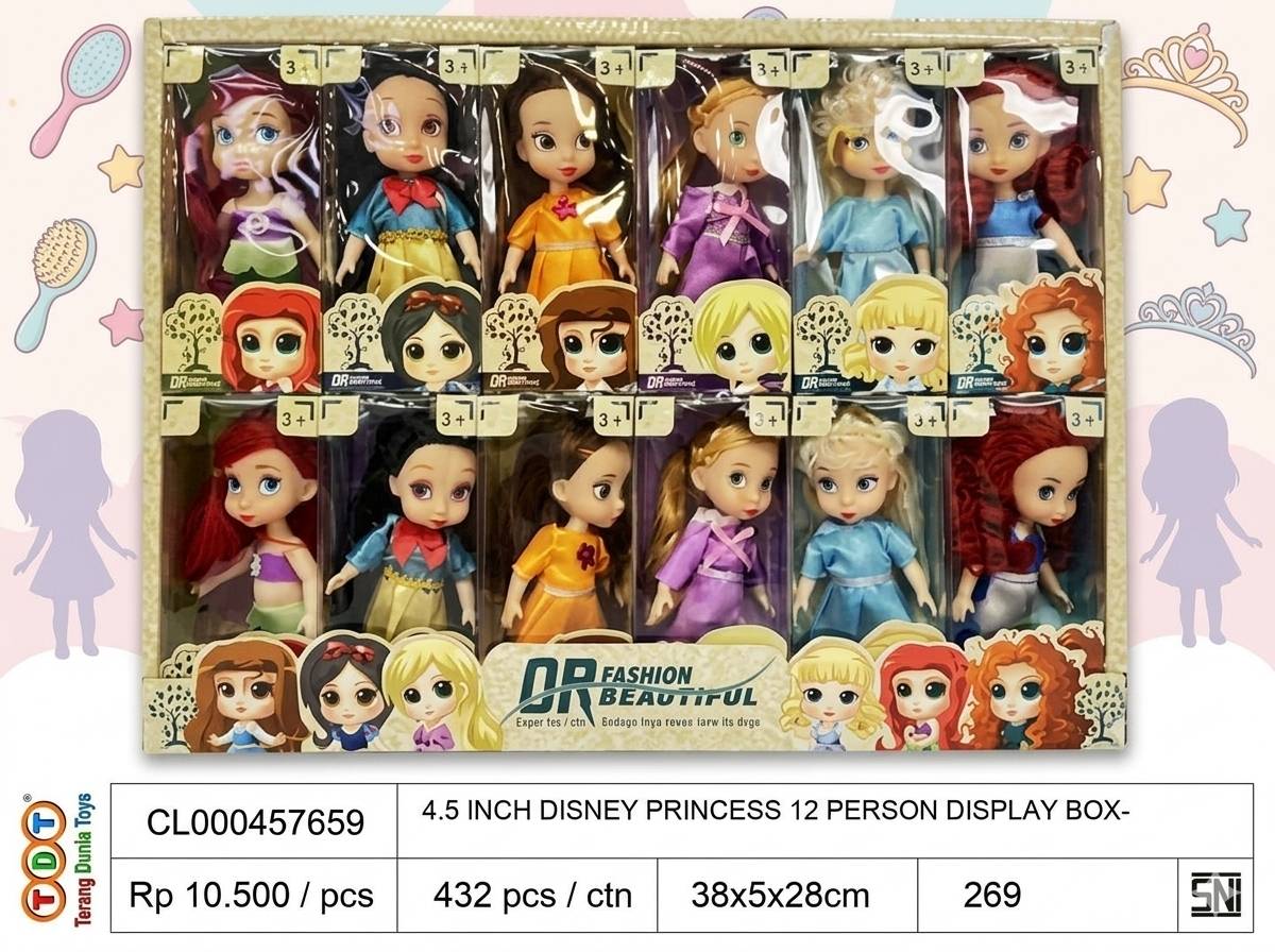 4.5 INCH DISNEY PRIN