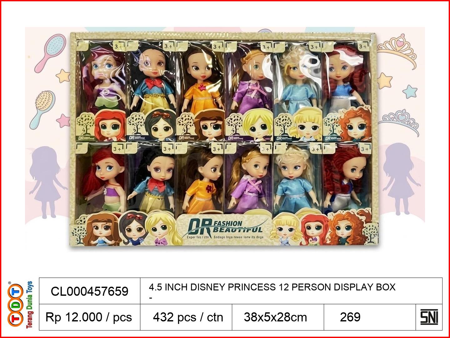4.5 INCH DISNEY PRIN