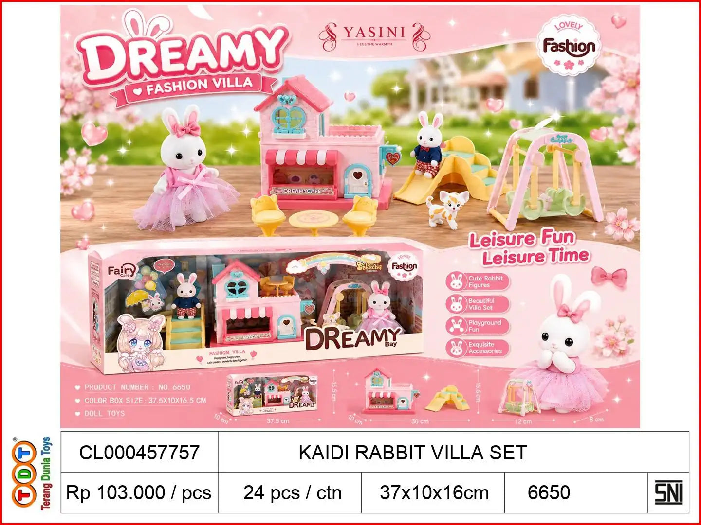 KAIDI RABBIT VILLA SET