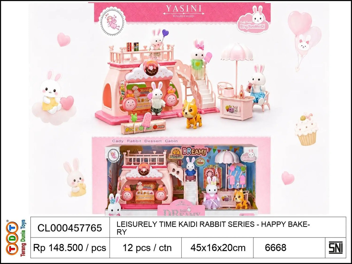 LEISURELY TIME KAIDI RABBIT SERIES - HAPPY BAKERY