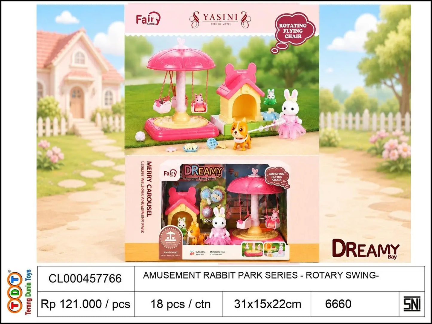 AMUSEMENT PARK SERIES - ROTARY SWING RABBIT