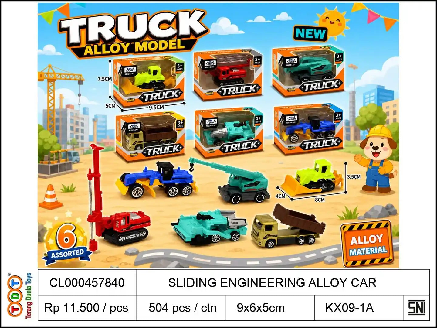 SLIDING ENGINEERING ALLOY CAR