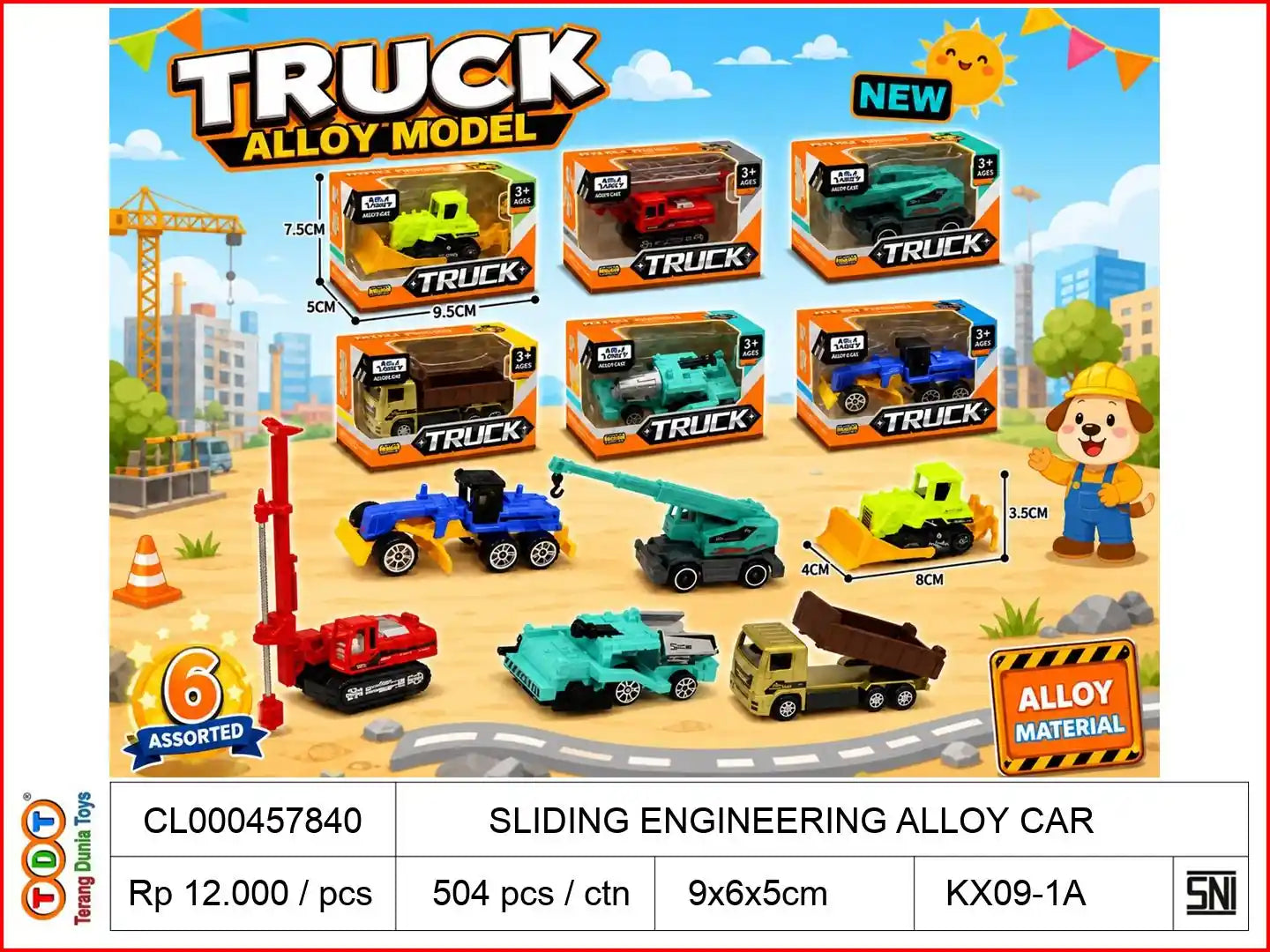 SLIDING ENGINEERING ALLOY CAR