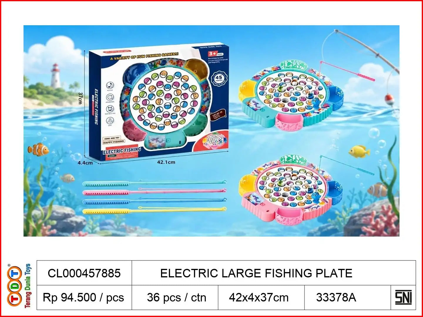 ELECTRIC LARGE FISHING PLATE