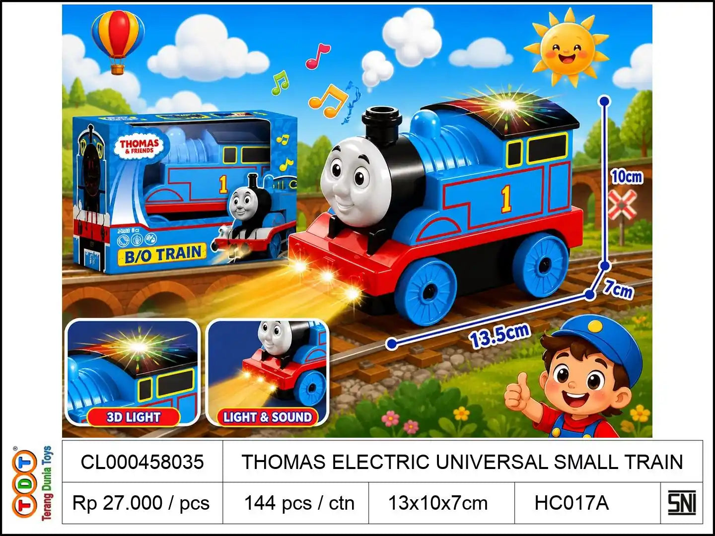 THOMAS ELECTRIC UNIVERSAL SMALL TRAIN