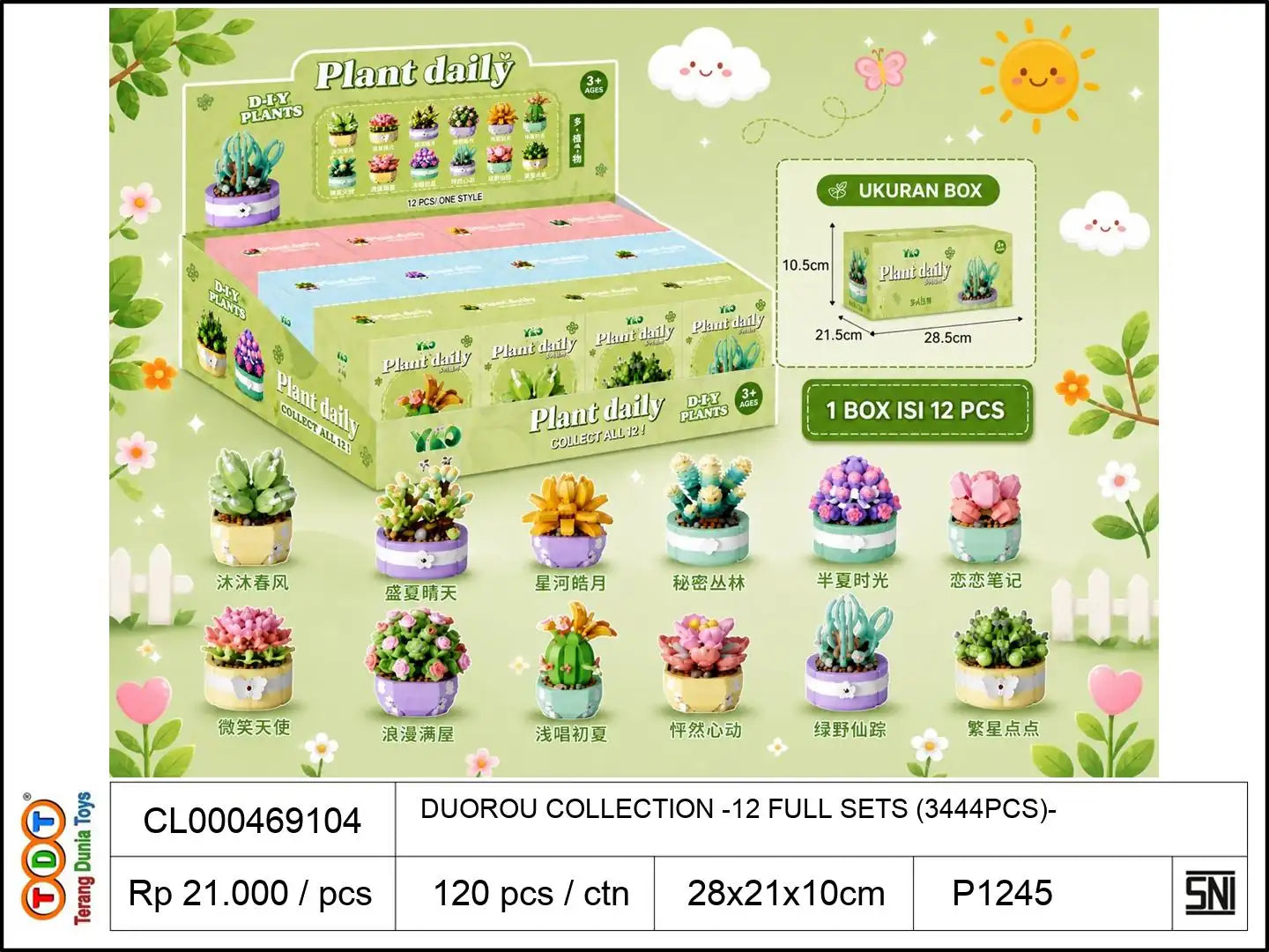 DUOROU COLLECTION -12 FULL SETS (3444PCS)