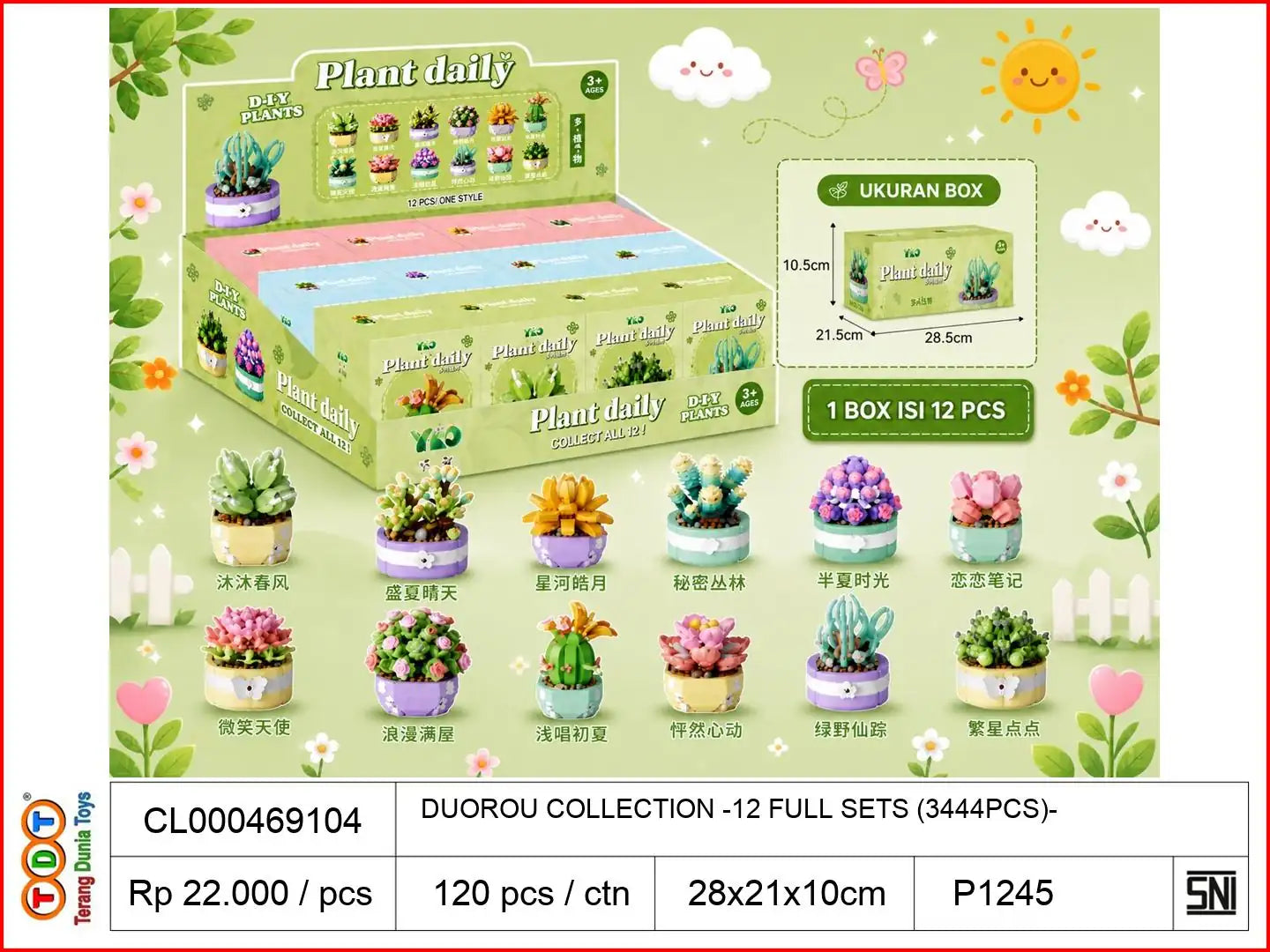 DUOROU COLLECTION -12 FULL SETS (3444PCS)