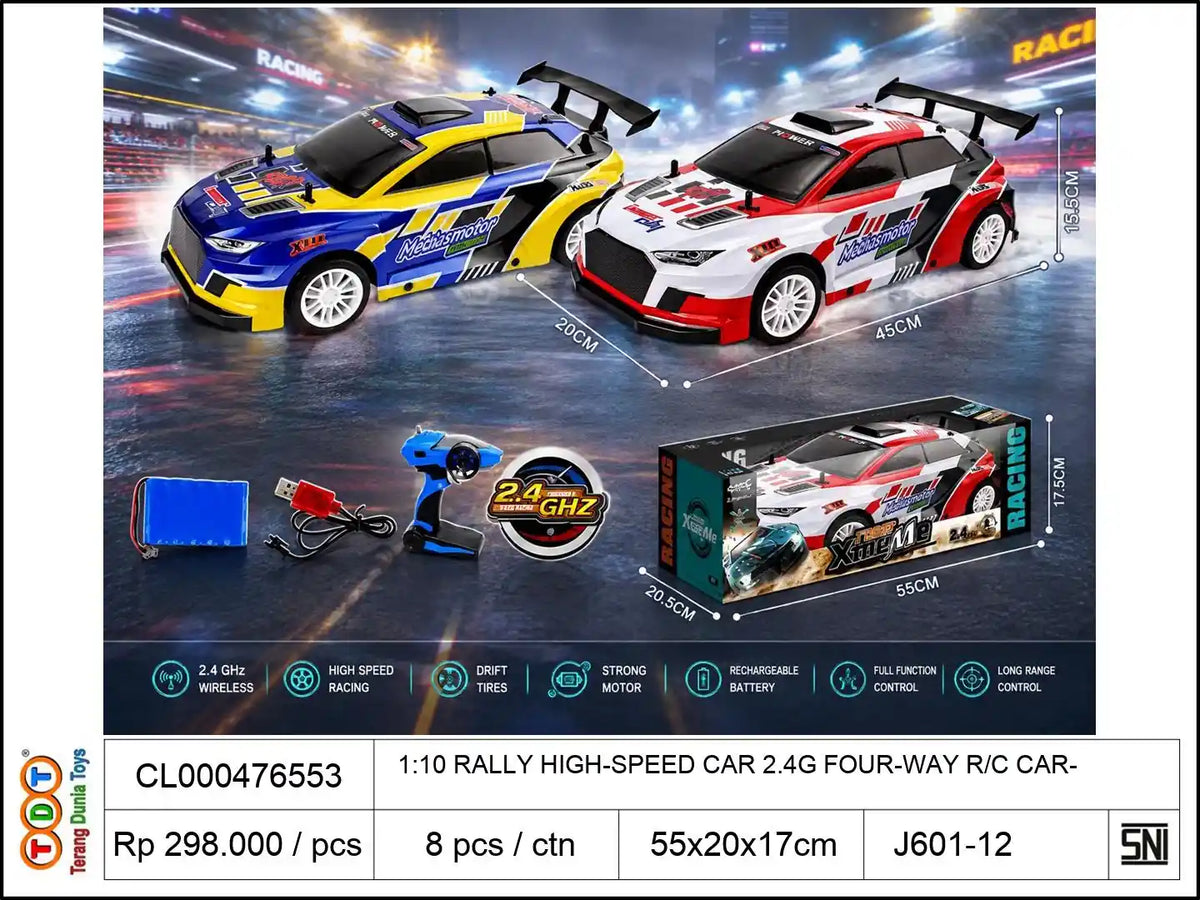 1:10 RALLY HIGH-SPEED CAR 2.4G FOUR-WAY REMOTE CONTROL CAR