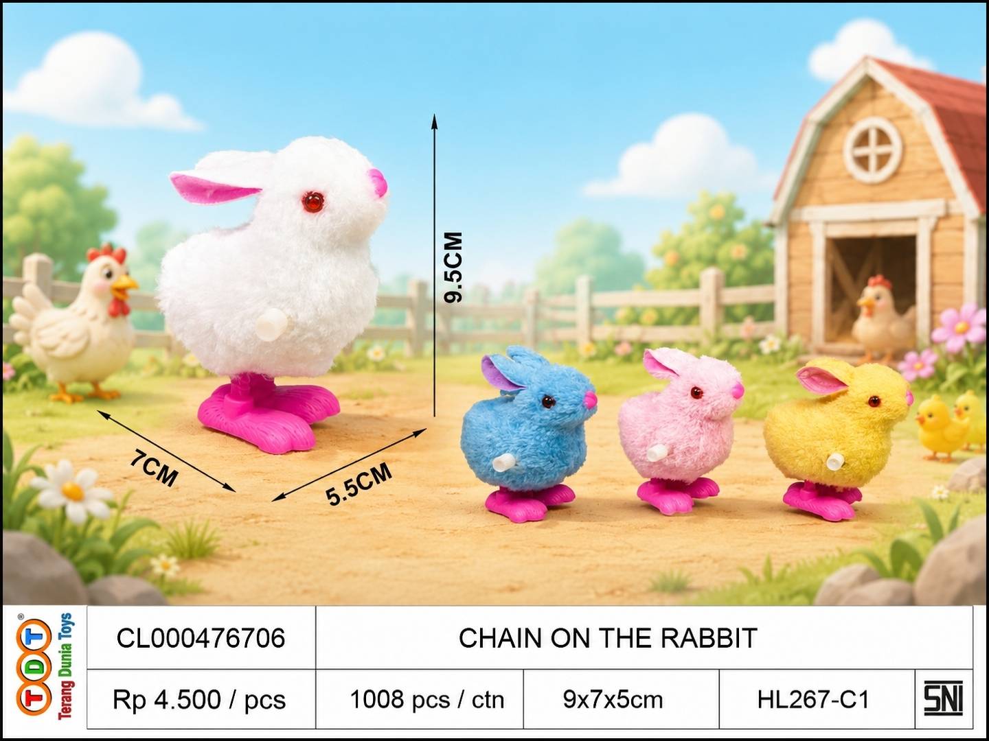 CHAIN ON THE RABBIT