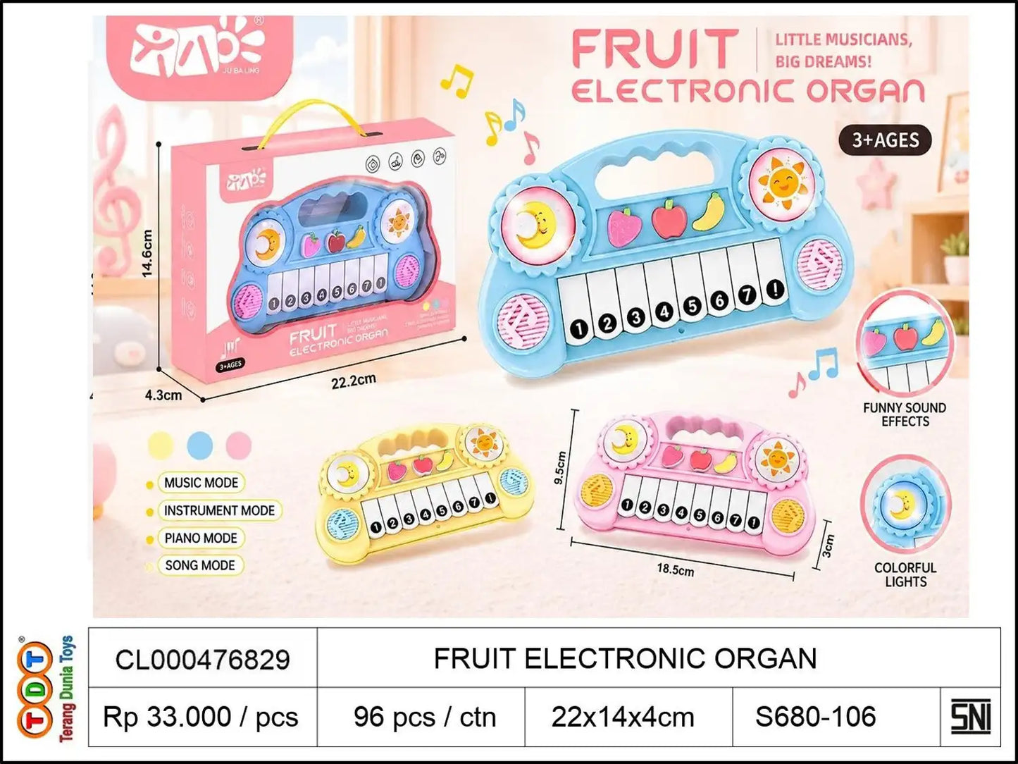 FRUIT ELECTRONIC ORGAN