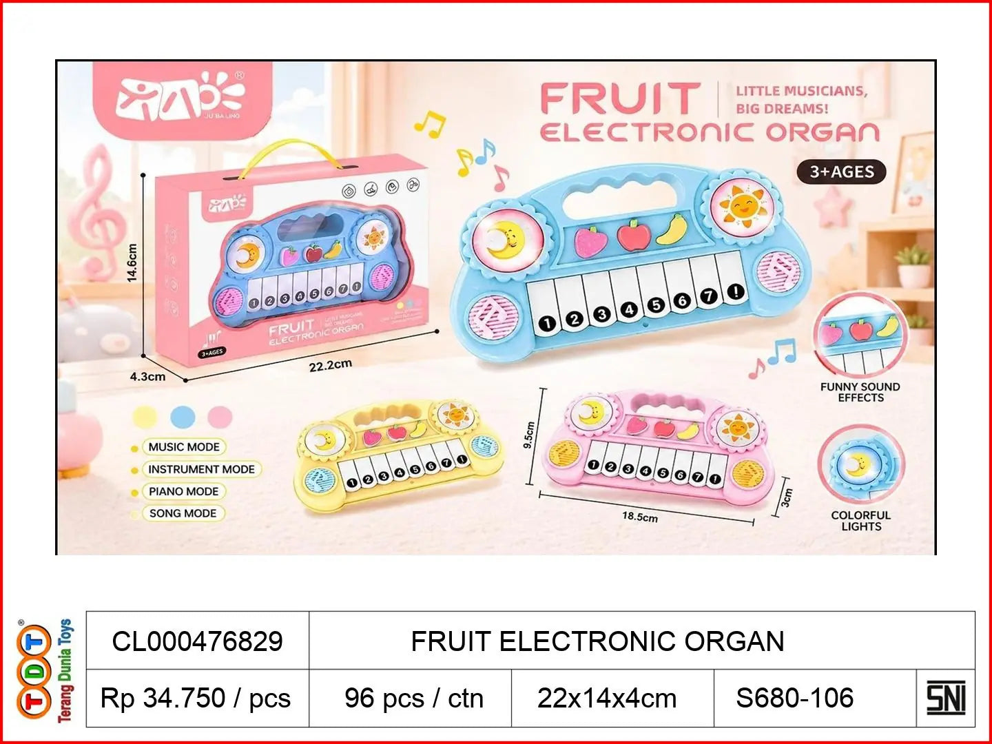 FRUIT ELECTRONIC ORGAN