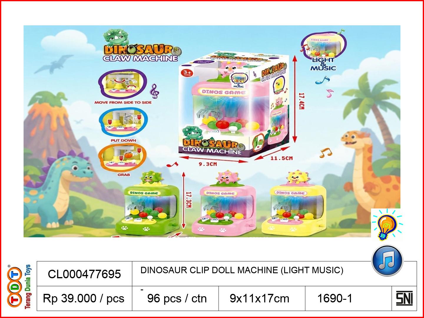 DINOSAUR CLIP DOLL M
