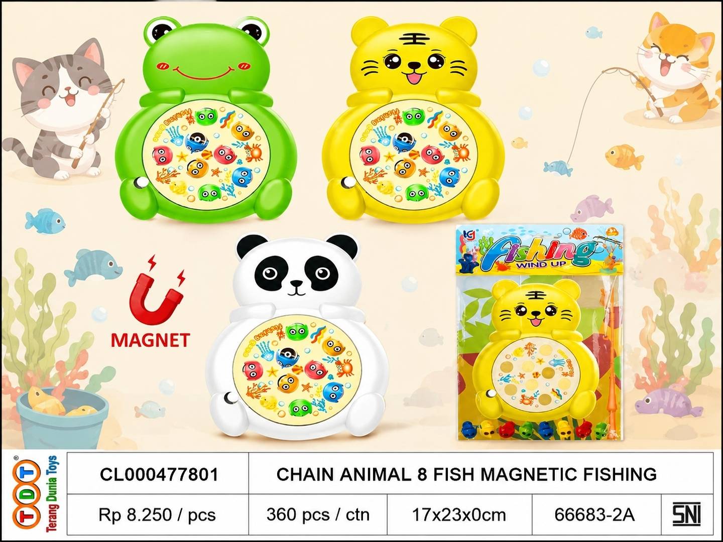 CHAIN ANIMAL 8 FISH