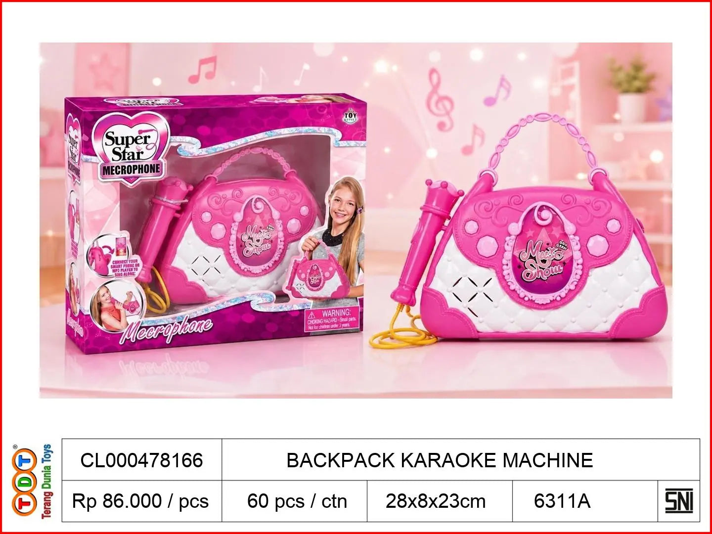 BACKPACK KARAOKE MACHINE