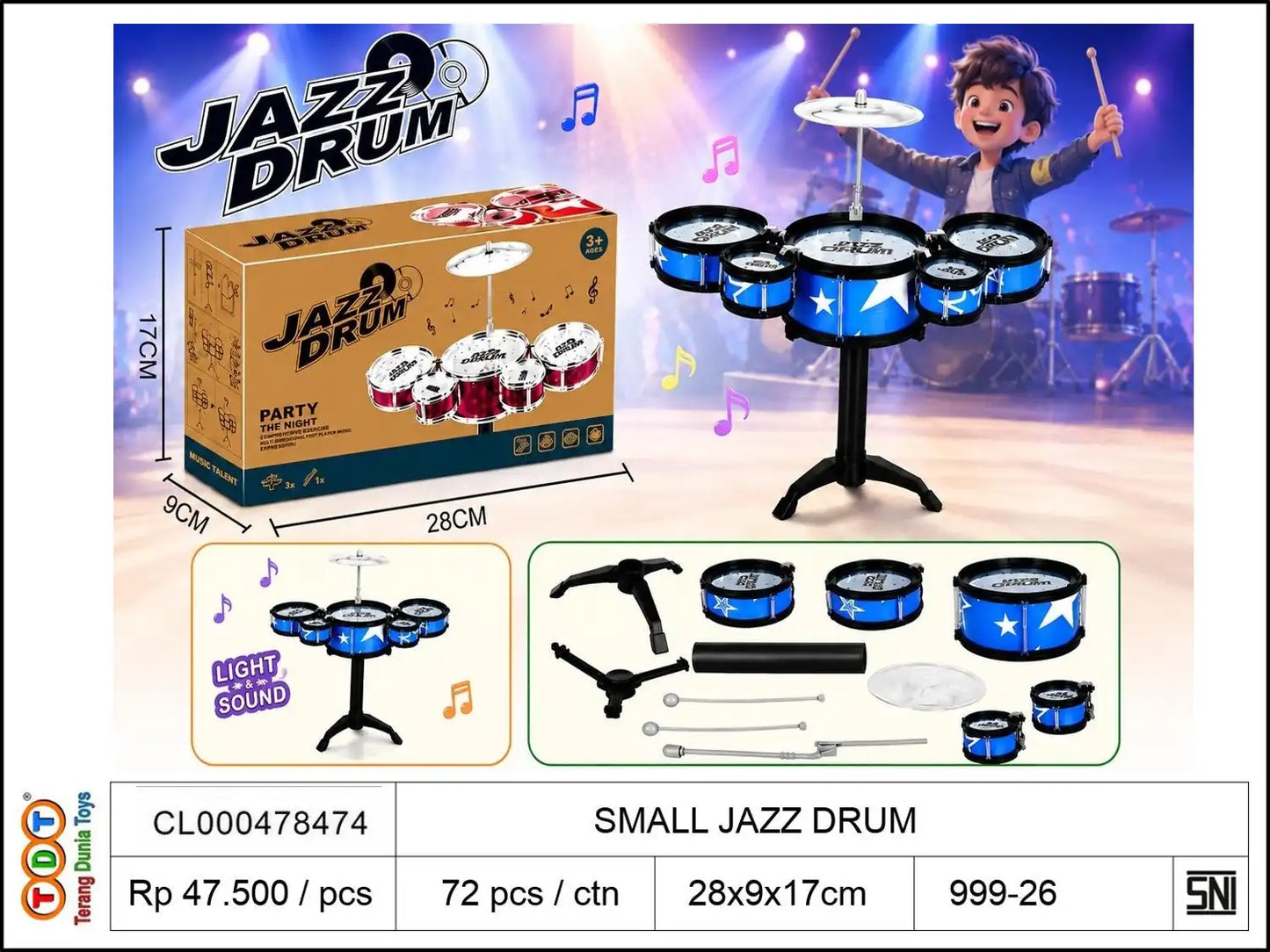 SMALL JAZZ DRUM