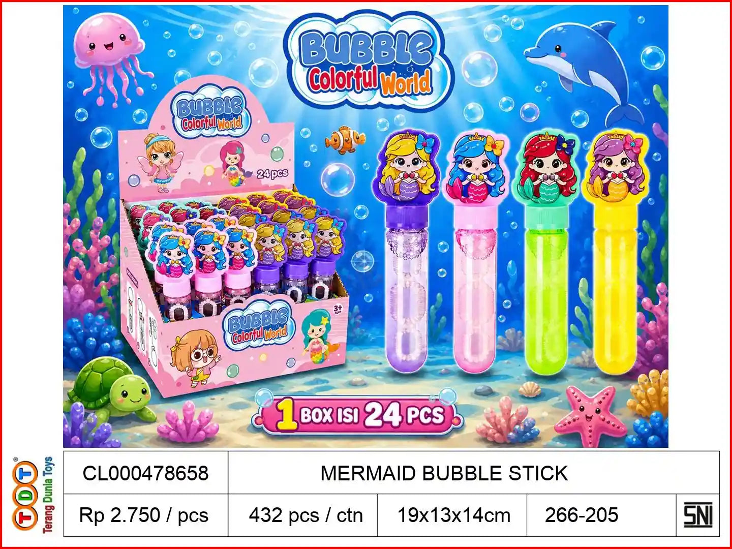 MERMAID BUBBLE STICK