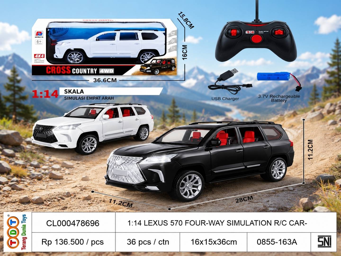 1:14 LEXUS 570 FOUR-