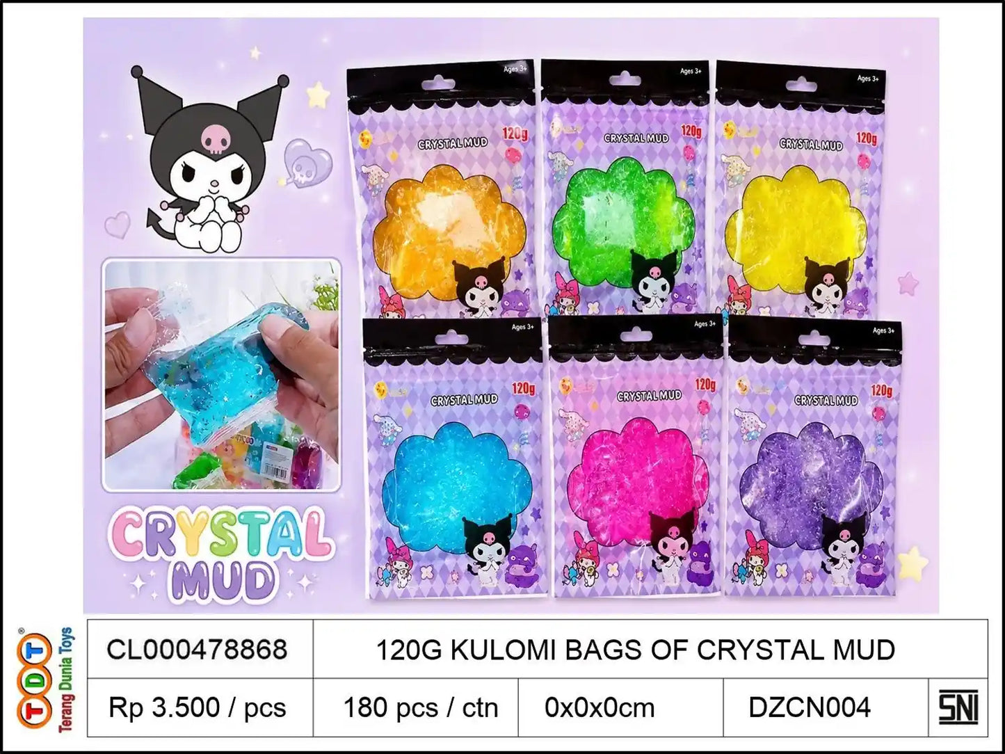 12G KULOMI BAGS OF CRYSTAL MUD