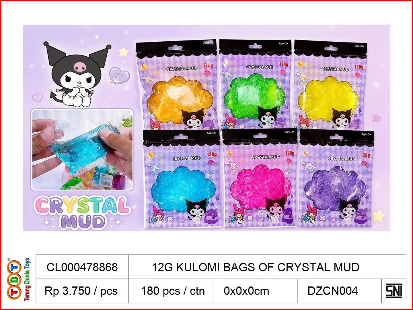 12G KULOMI BAGS OF CRYSTAL MUD
