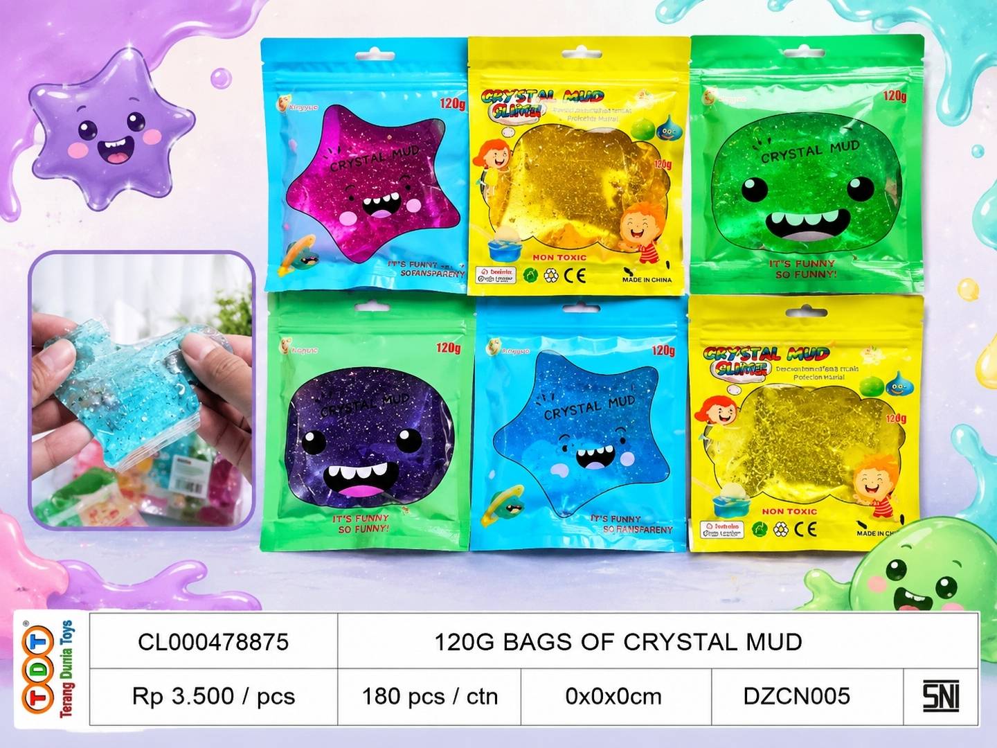 120G BAGS OF CRYSTAL