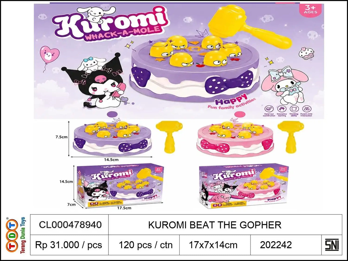 KUROMI BEAT THE GOPHER